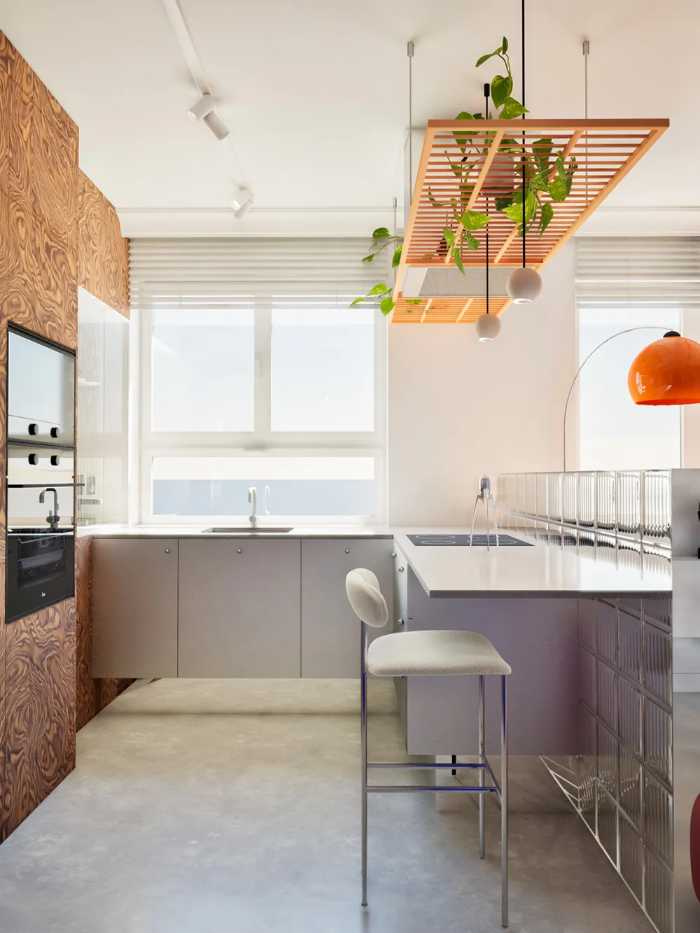 Small two-level apartment in Poland with colorful accents - Gallery image 4