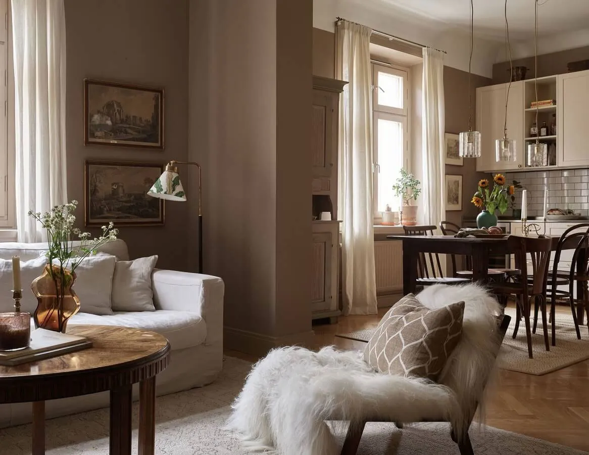 Hermosa apartamento en tonos marrones con un dormitorio mágico - Gallery image 5