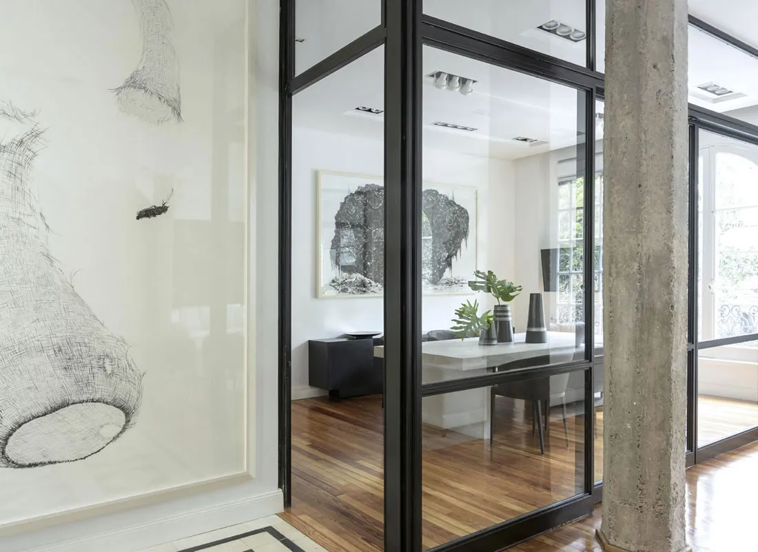 Modernes Interior einer Kunstsammlerwohnung in Buenos Aires - Gallery image 6