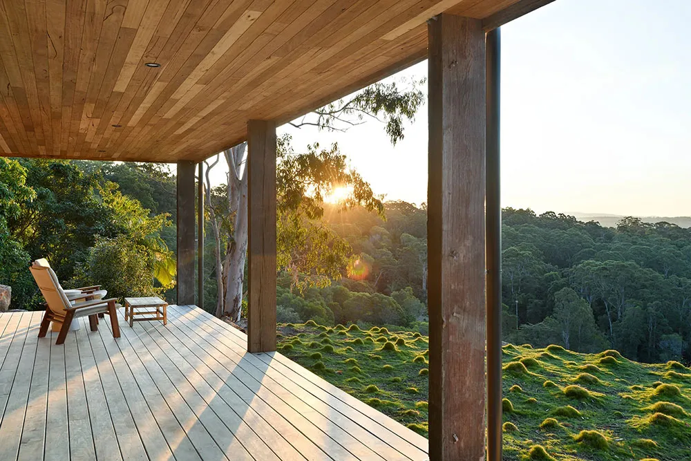 Kleines Holzhüttenhaus auf einem Hügel mit Ausblick auf den Naturschutzpark - Gallery image 16