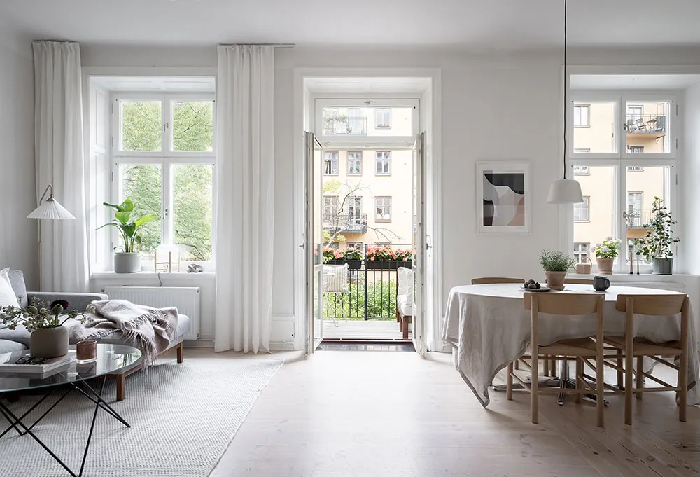 Scandinavian calm: apartment in quiet tones in Stockholm (71 sq m) - Gallery image 1