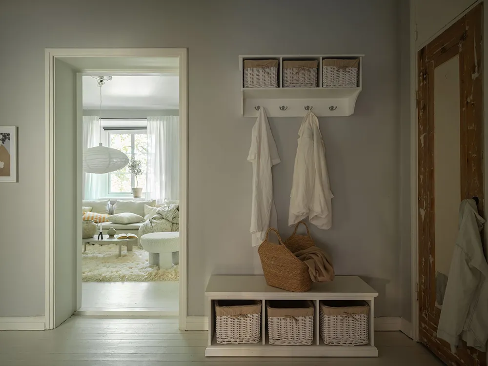 Minimalisme menthe dans le design d'une petite appartement suédois (52 m²) - Gallery image 11