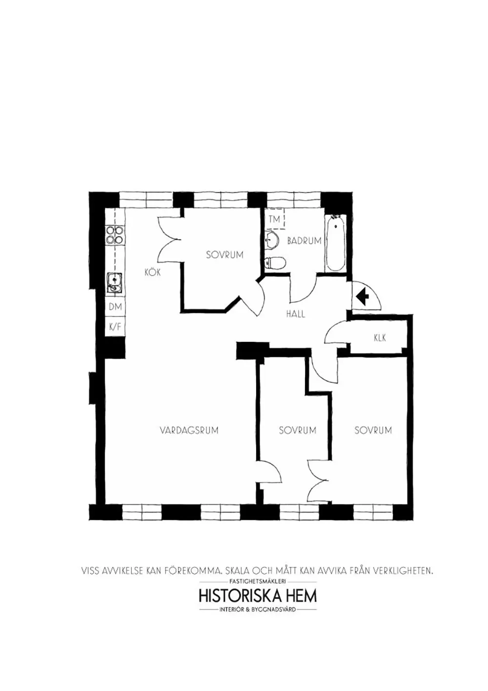 Mezcla de decoración vintage y moderna en el diseño de un apartamento sueco (71 m²) - Gallery image 41