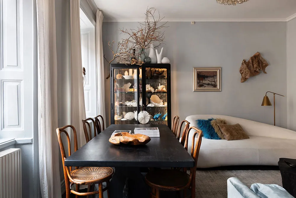 Mezcla de decoración vintage y moderna en el diseño de un apartamento sueco (71 m²) - Gallery image 8