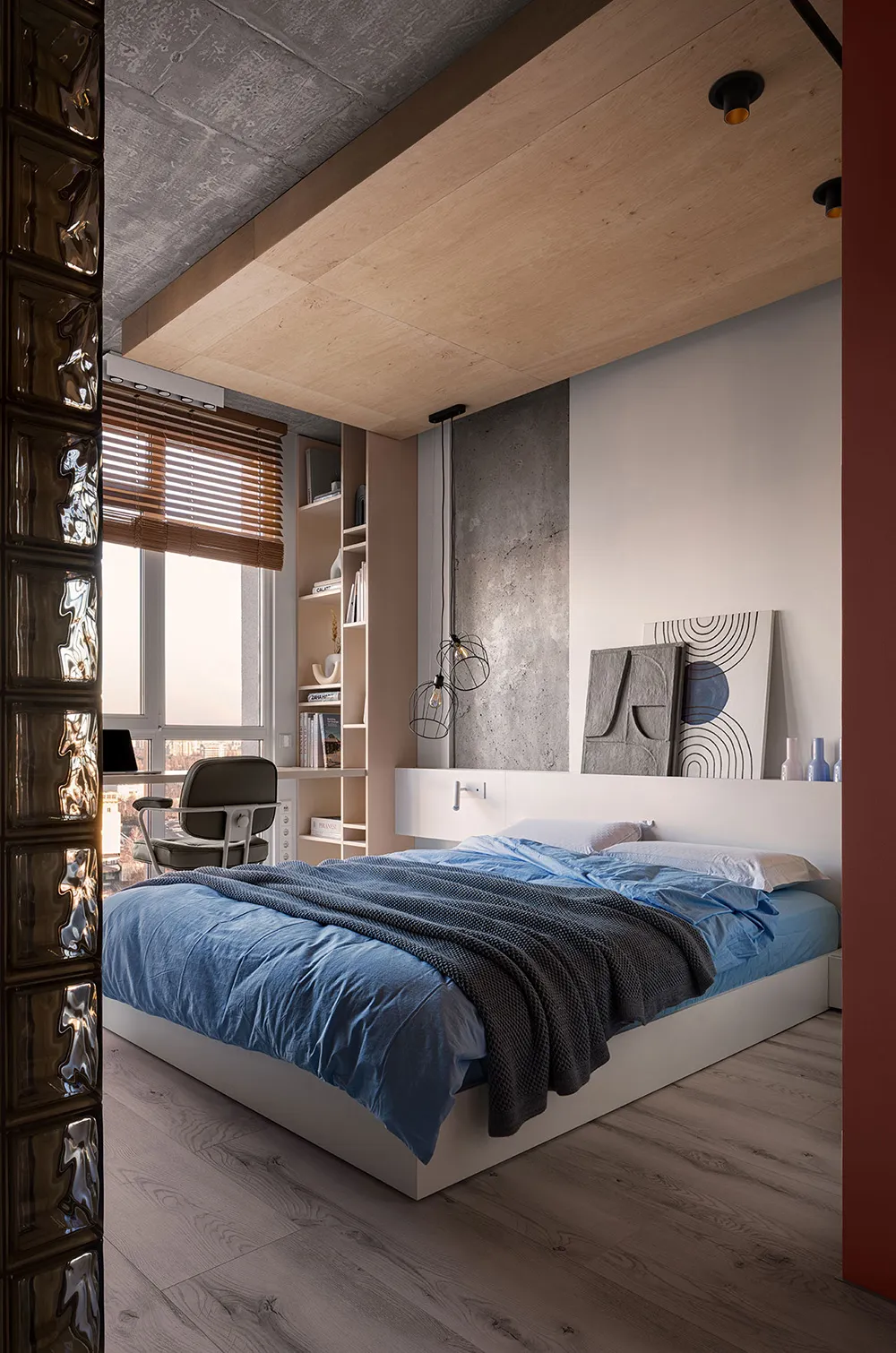 Intérieur moderne à Kyiv, inspiré par les œuvres de Kazimir Malévitch (42 m²) - Gallery image 6