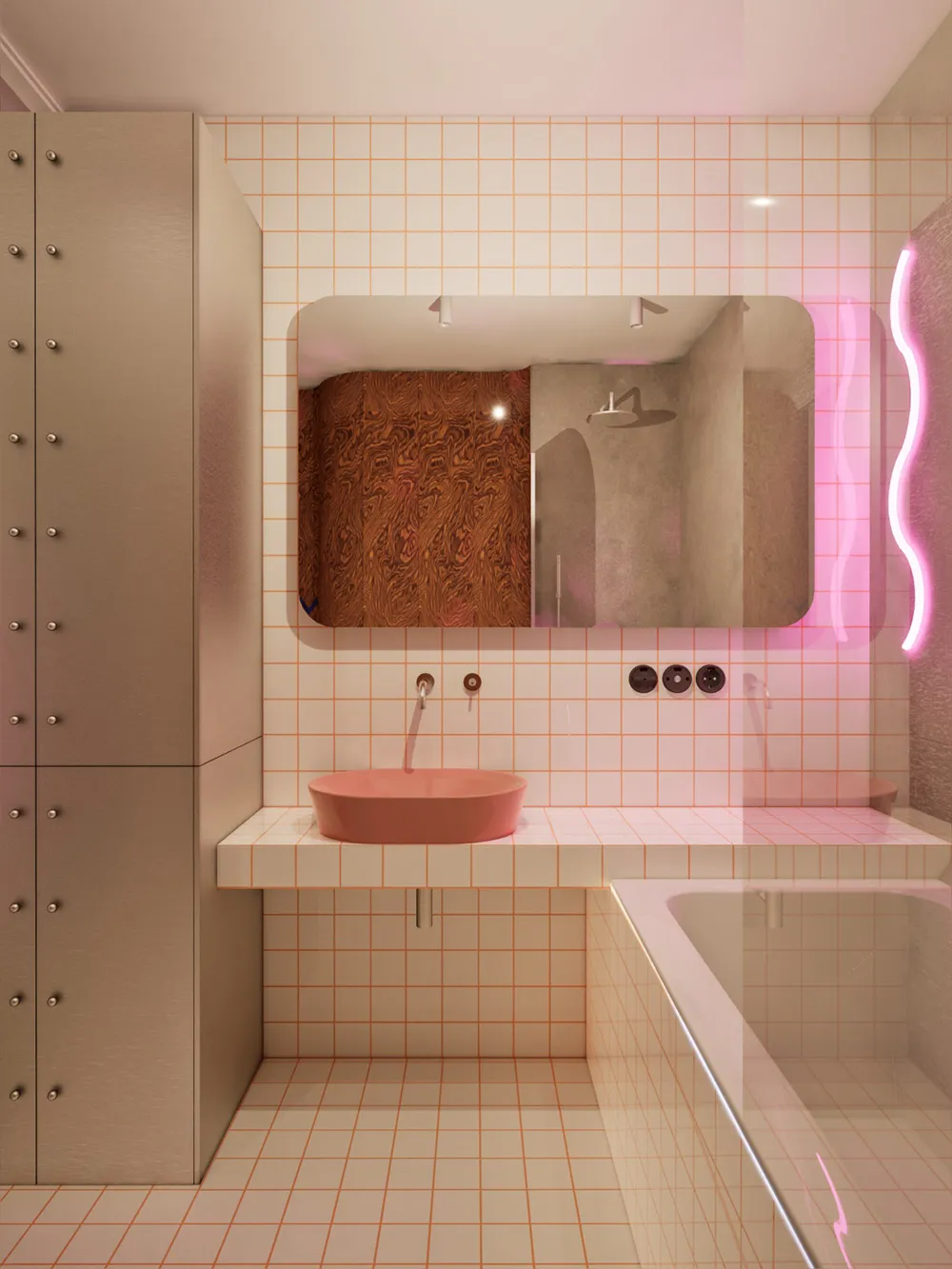 Small two-level apartment in Poland with colorful accents - Gallery image 7