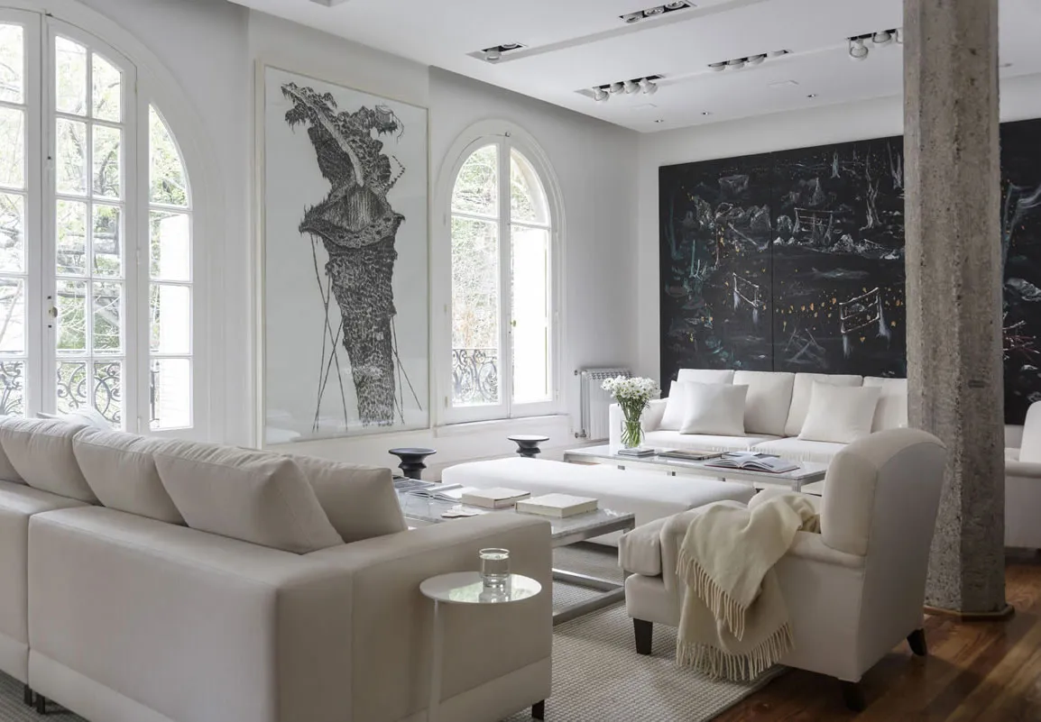 Modernes Interior einer Kunstsammlerwohnung in Buenos Aires - Gallery image 2