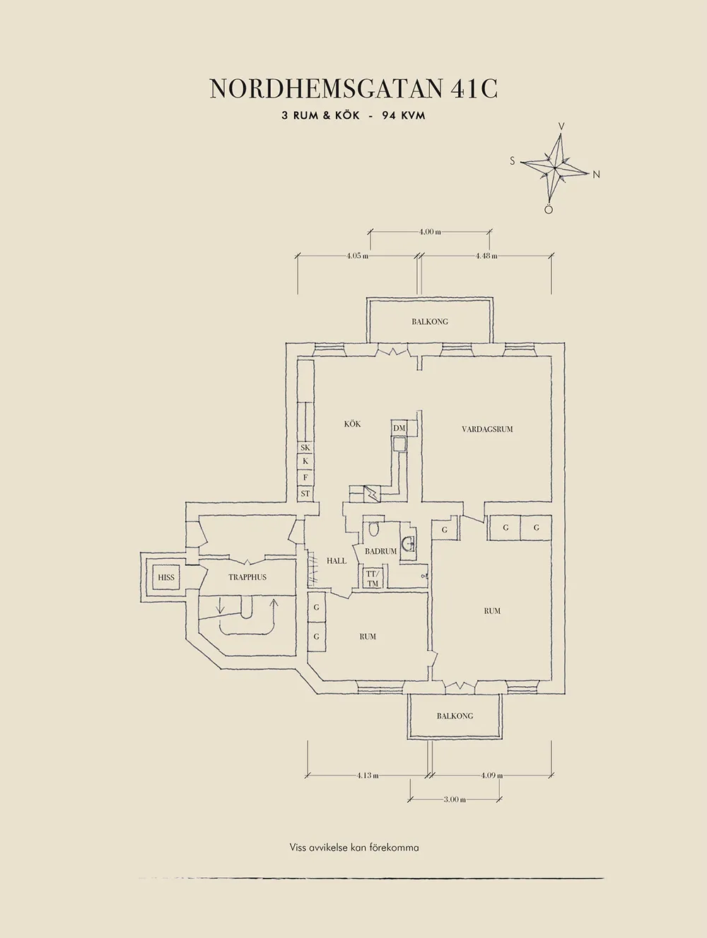 Стильна дерев'яна кухня та вид на сад: квартира в Гетеборзі - Gallery image 38