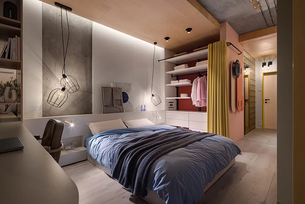 Intérieur moderne à Kyiv, inspiré par les œuvres de Kazimir Malévitch (42 m²) - Gallery image 16