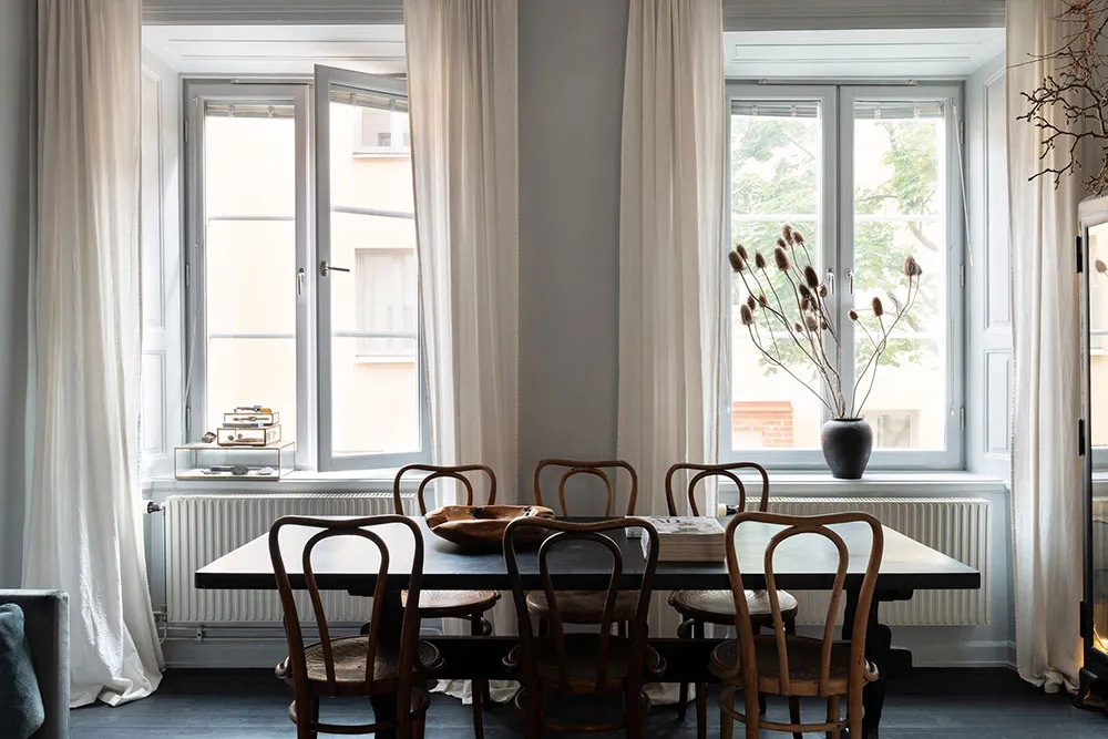 Mezcla de decoración vintage y moderna en el diseño de un apartamento sueco (71 m²) - Gallery image 7