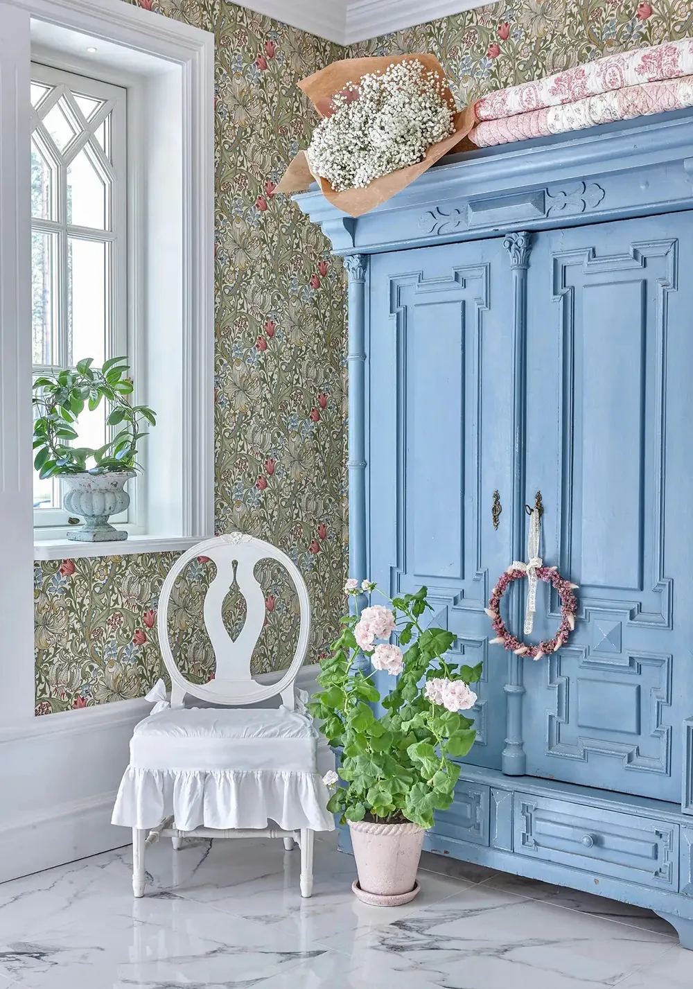 Grand et élégant cottage de campagne blanc en Suède - Gallery image 5