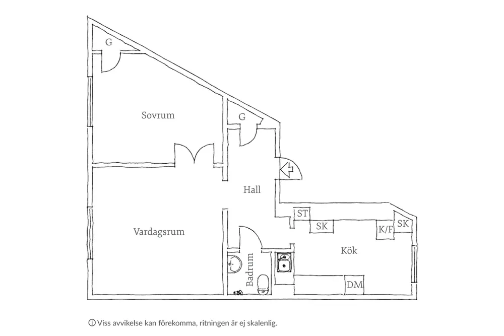 Minimalisme menthe dans le design d'une petite appartement suédois (52 m²) - Gallery image 23