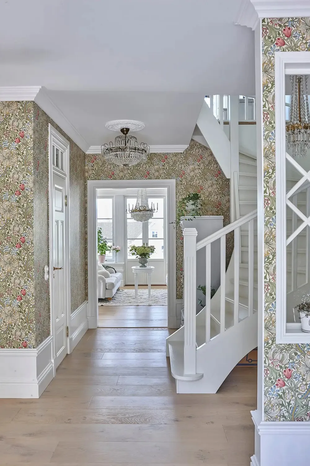 Grand et élégant cottage de campagne blanc en Suède - Gallery image 8