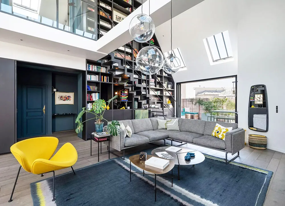 Impresionante loft en París con ventanas en el techo - Gallery image 2