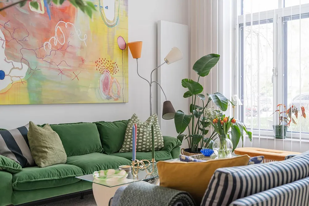 स्वीडन में एक आधुनिक टाउनहाउस, जिसके अंदरूनी हिस्सों में हरियाली तत्व शामिल हैं (97 वर्ग मीटर का क्षेत्रफल) - Gallery image 21