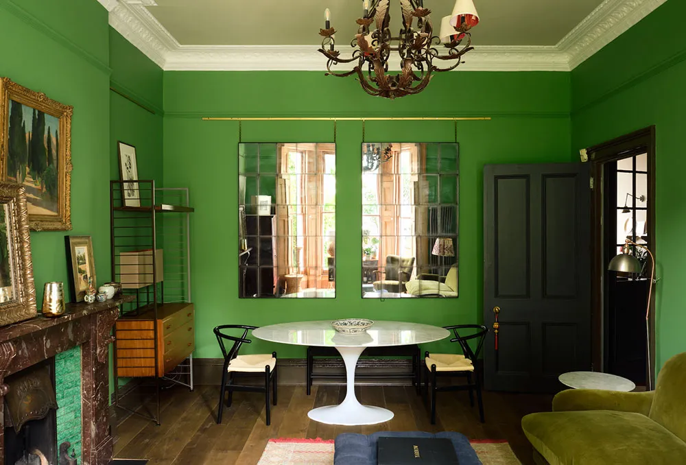 Сочный зелений у дизайні квартири в вікторіанському будинку в Лондоні - Gallery image 5