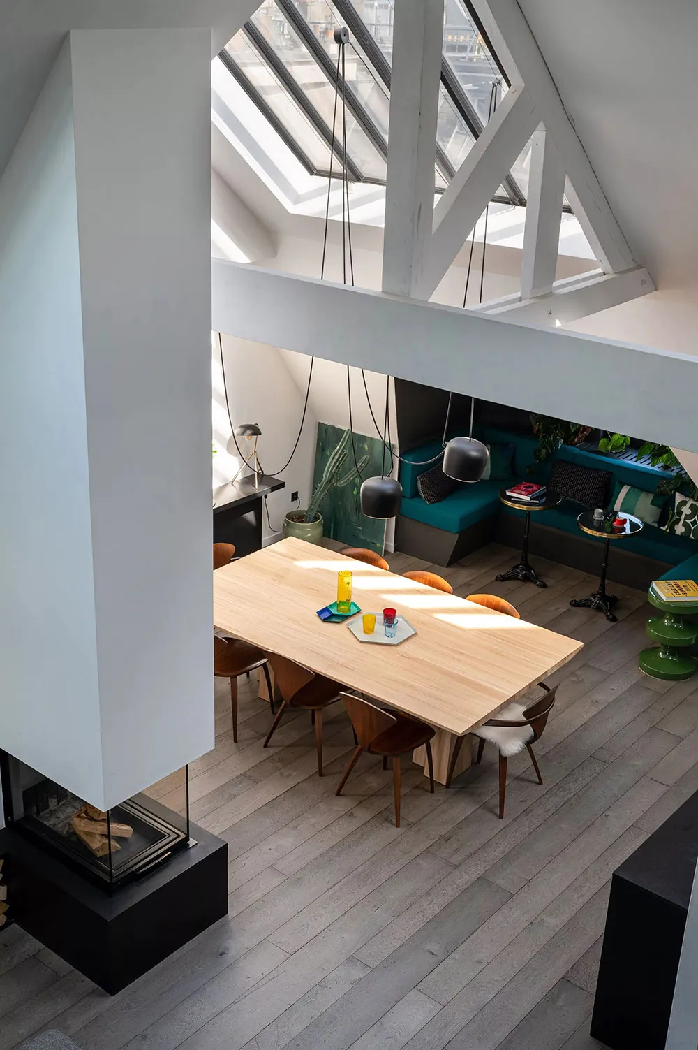 Impresionante loft en París con ventanas en el techo - Gallery image 16