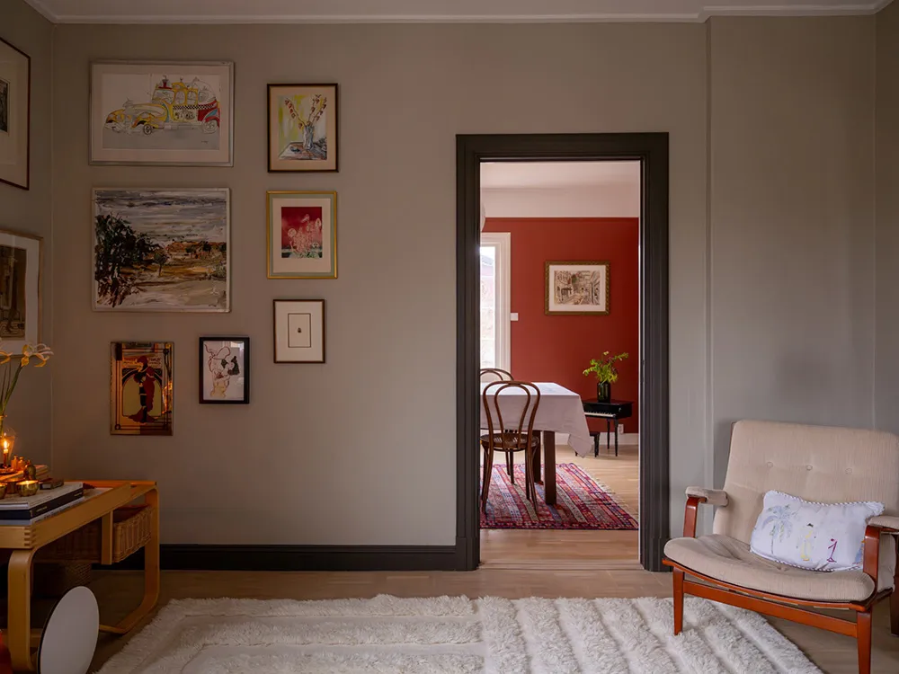 Красиві відтінки в інтер’єрах та зимовий сад: незвичайна дача в Швеції - Gallery image 7