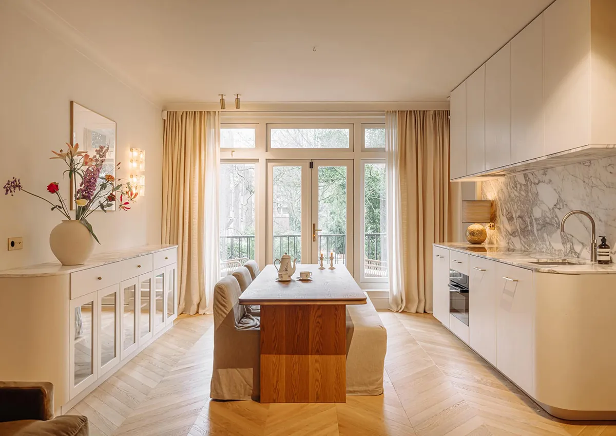 Beautiful Modern Design Apartments in a Canal House in Amsterdam