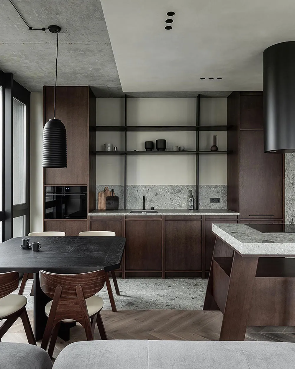 Apartamento brutal con oficina en casa en Kiev (105 m²) - Gallery image 6