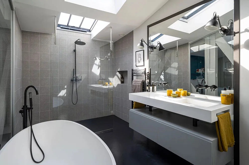 Impresionante loft en París con ventanas en el techo - Gallery image 20