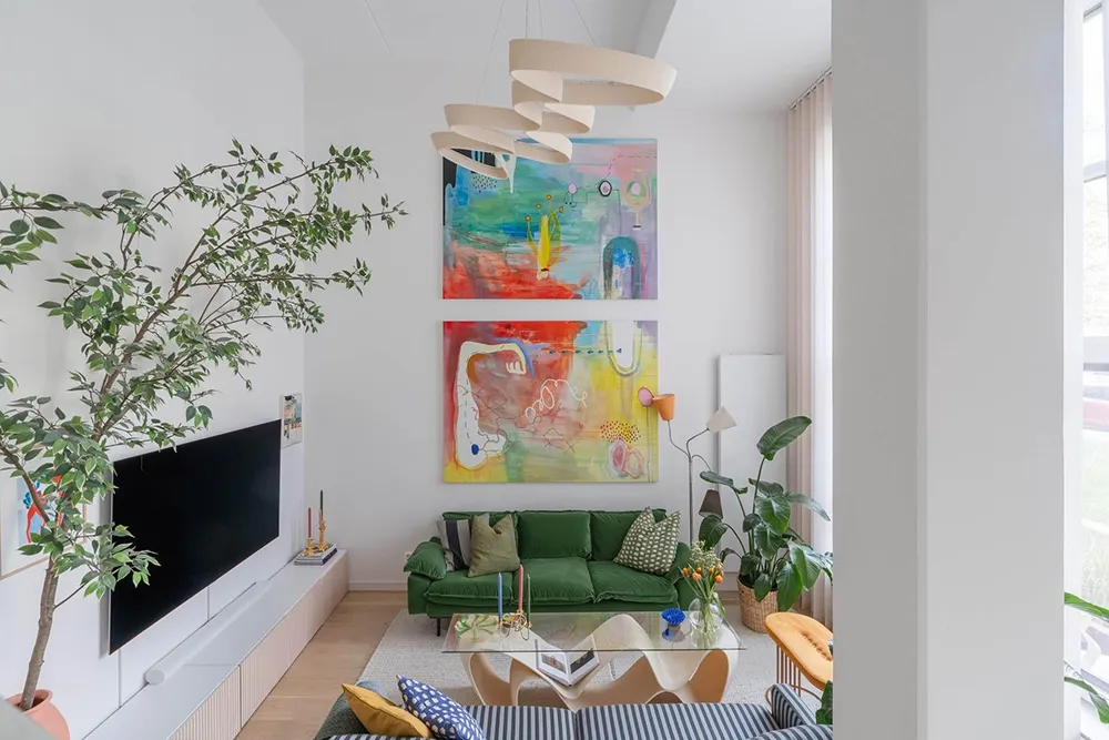 स्वीडन में एक आधुनिक टाउनहाउस, जिसके अंदरूनी हिस्सों में हरियाली तत्व शामिल हैं (97 वर्ग मीटर का क्षेत्रफल) - Gallery image 2