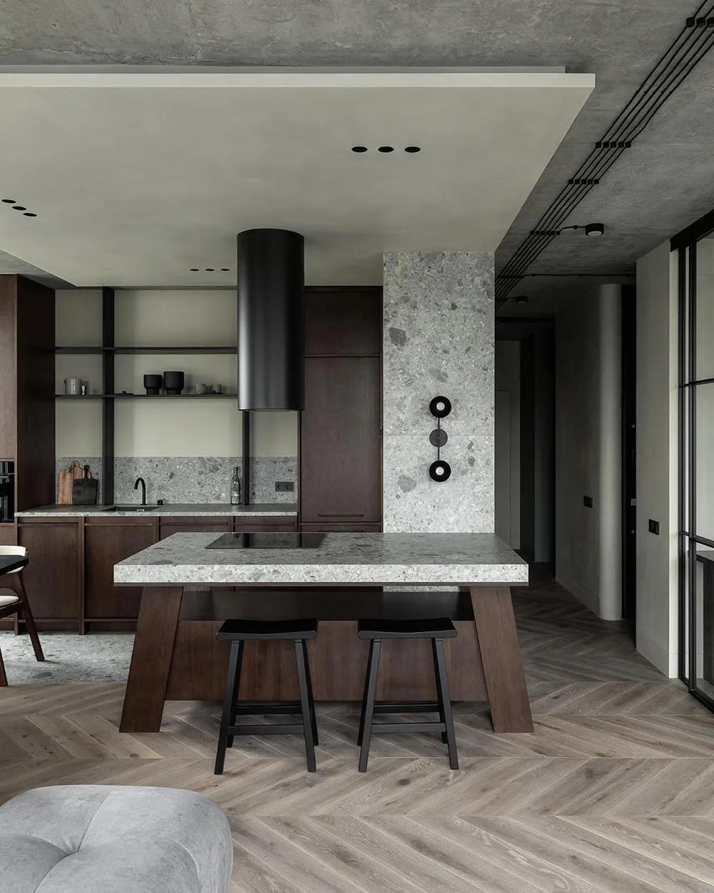 Apartamento brutal con oficina en casa en Kiev (105 m²) - Gallery image 4