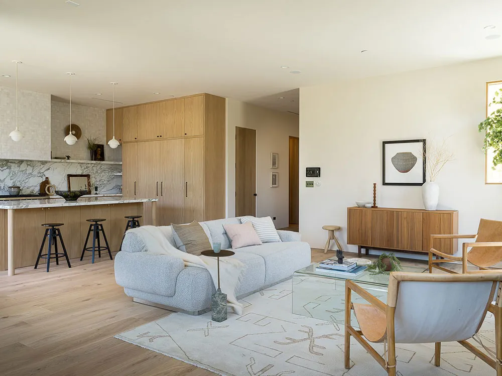 Уютная простота в дизайне современного дома с бассейном в Калифорнии - Gallery image 8