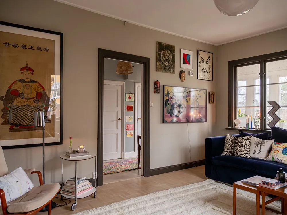 Красиві відтінки в інтер’єрах та зимовий сад: незвичайна дача в Швеції - Gallery image 4