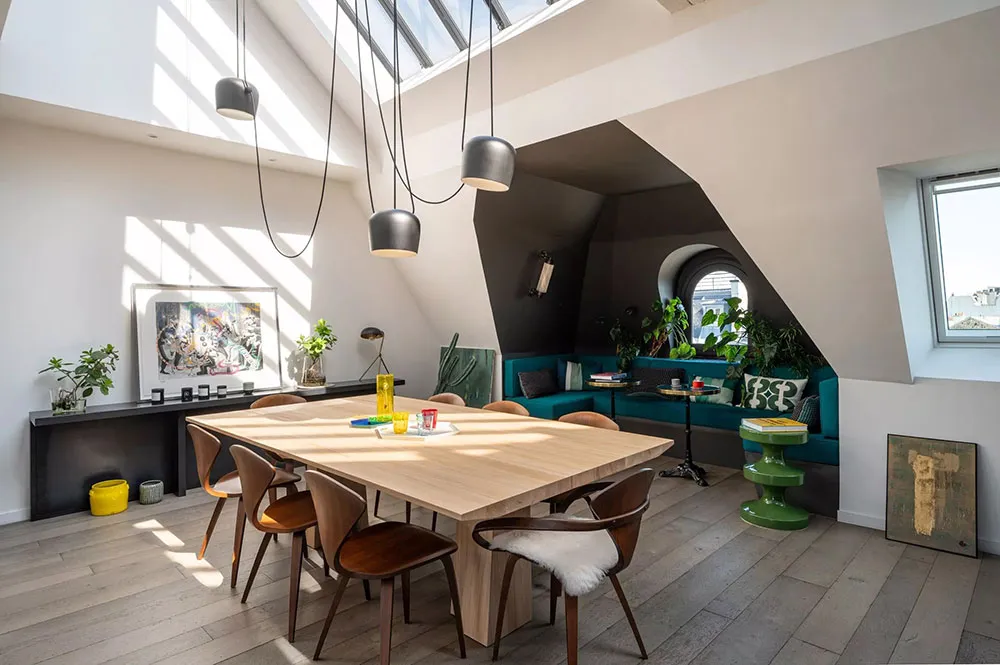 Impresionante loft en París con ventanas en el techo - Gallery image 11