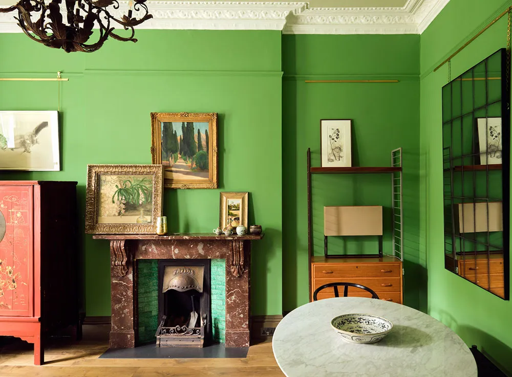 Сочный зелений у дизайні квартири в вікторіанському будинку в Лондоні - Gallery image 3