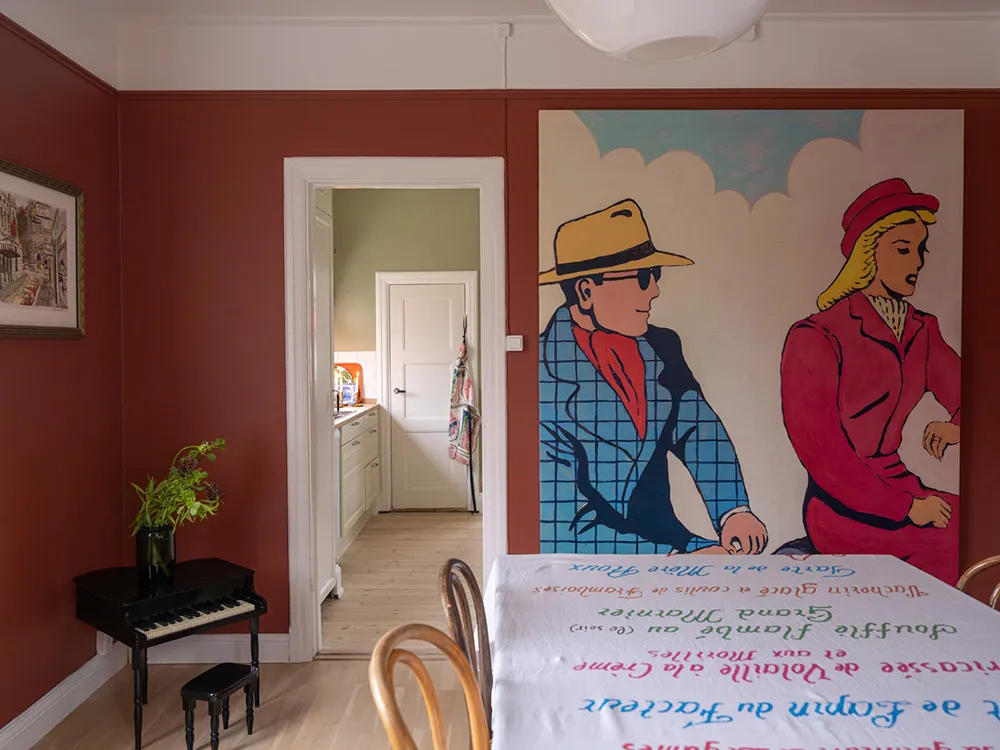 Красиві відтінки в інтер’єрах та зимовий сад: незвичайна дача в Швеції - Gallery image 13