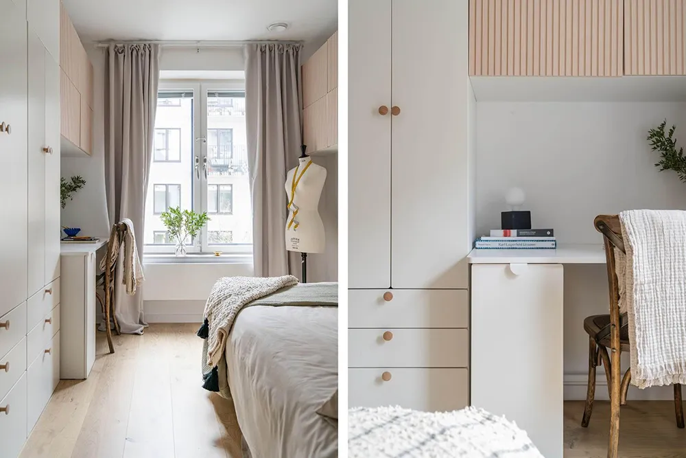 स्वीडन में एक आधुनिक टाउनहाउस, जिसके अंदरूनी हिस्सों में हरियाली तत्व शामिल हैं (97 वर्ग मीटर का क्षेत्रफल) - Gallery image 17