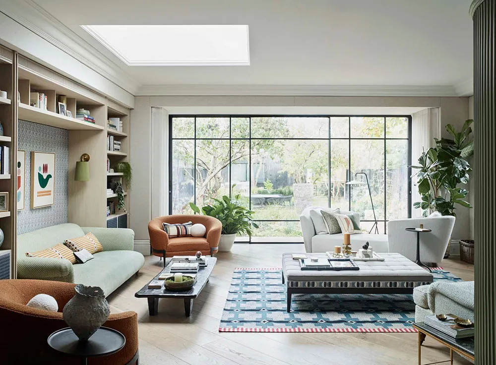 Stylowy i ciepły wnętrze domu rodzinnego w Londynie - Gallery image 2