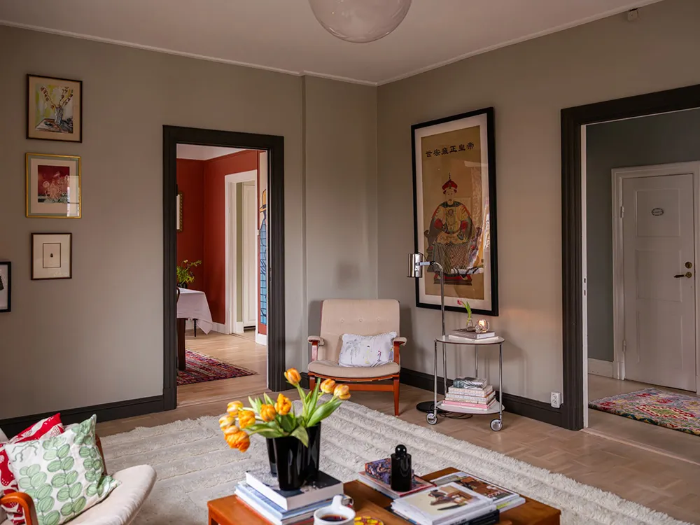 Красиві відтінки в інтер’єрах та зимовий сад: незвичайна дача в Швеції - Gallery image 6