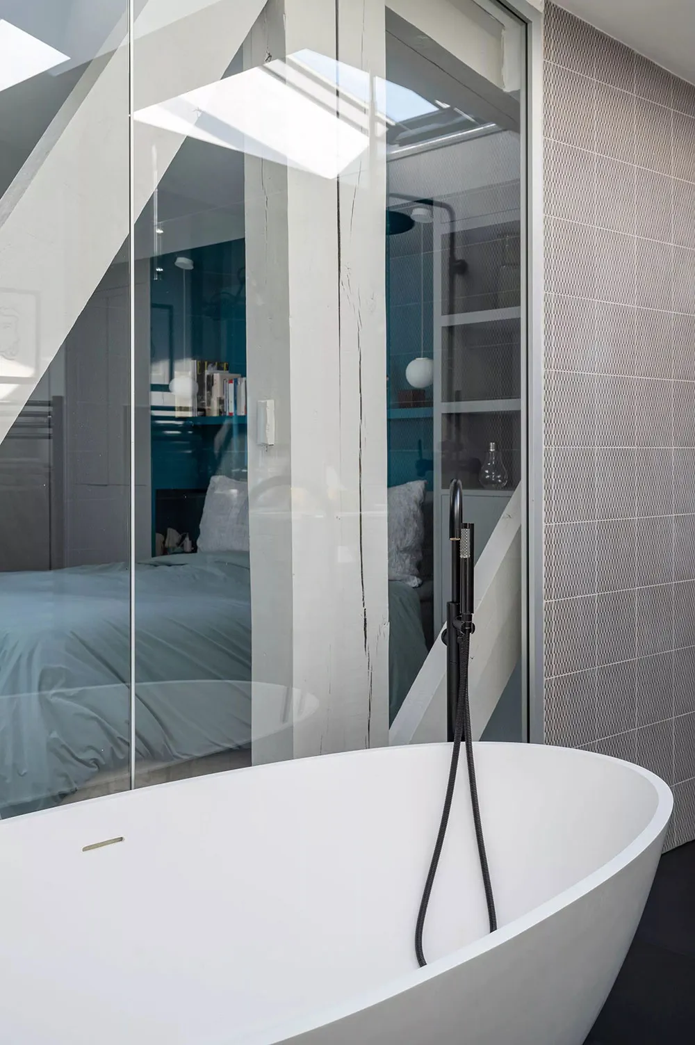 Impresionante loft en París con ventanas en el techo - Gallery image 21