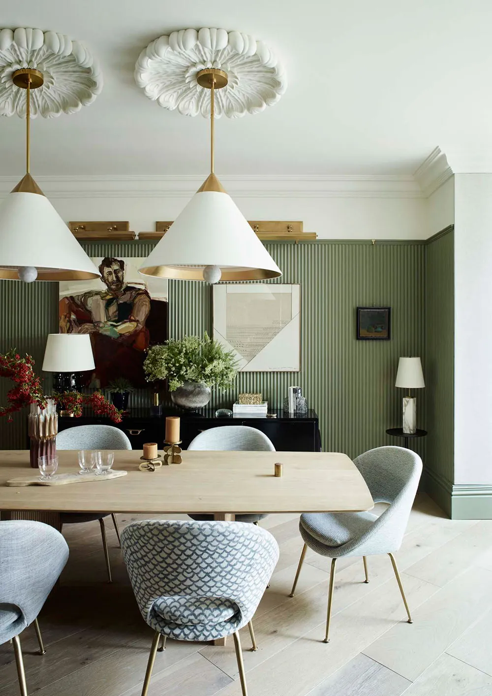 Stylowy i ciepły wnętrze domu rodzinnego w Londynie - Gallery image 6