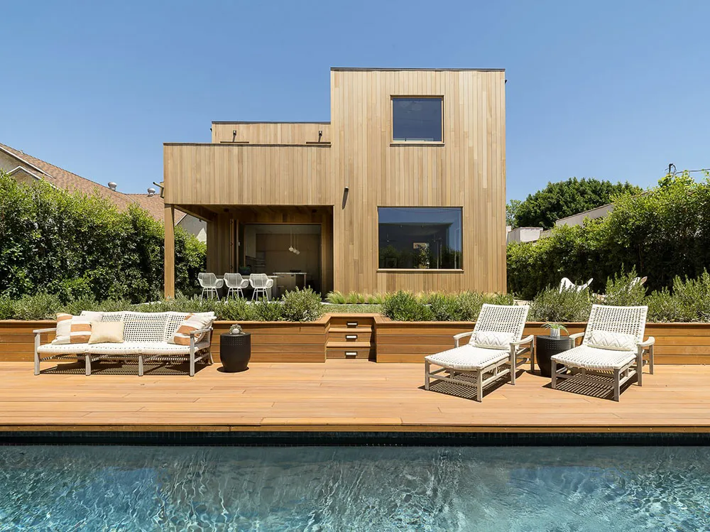 Уютная простота в дизайне современного дома с бассейном в Калифорнии - Gallery image 18