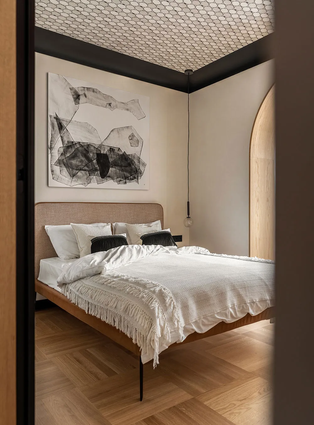 Terracotta, arcos et carreaux de terre cuite : une appartement élégant pour une jeune femme à Kiev (84 m²) - Gallery image 14