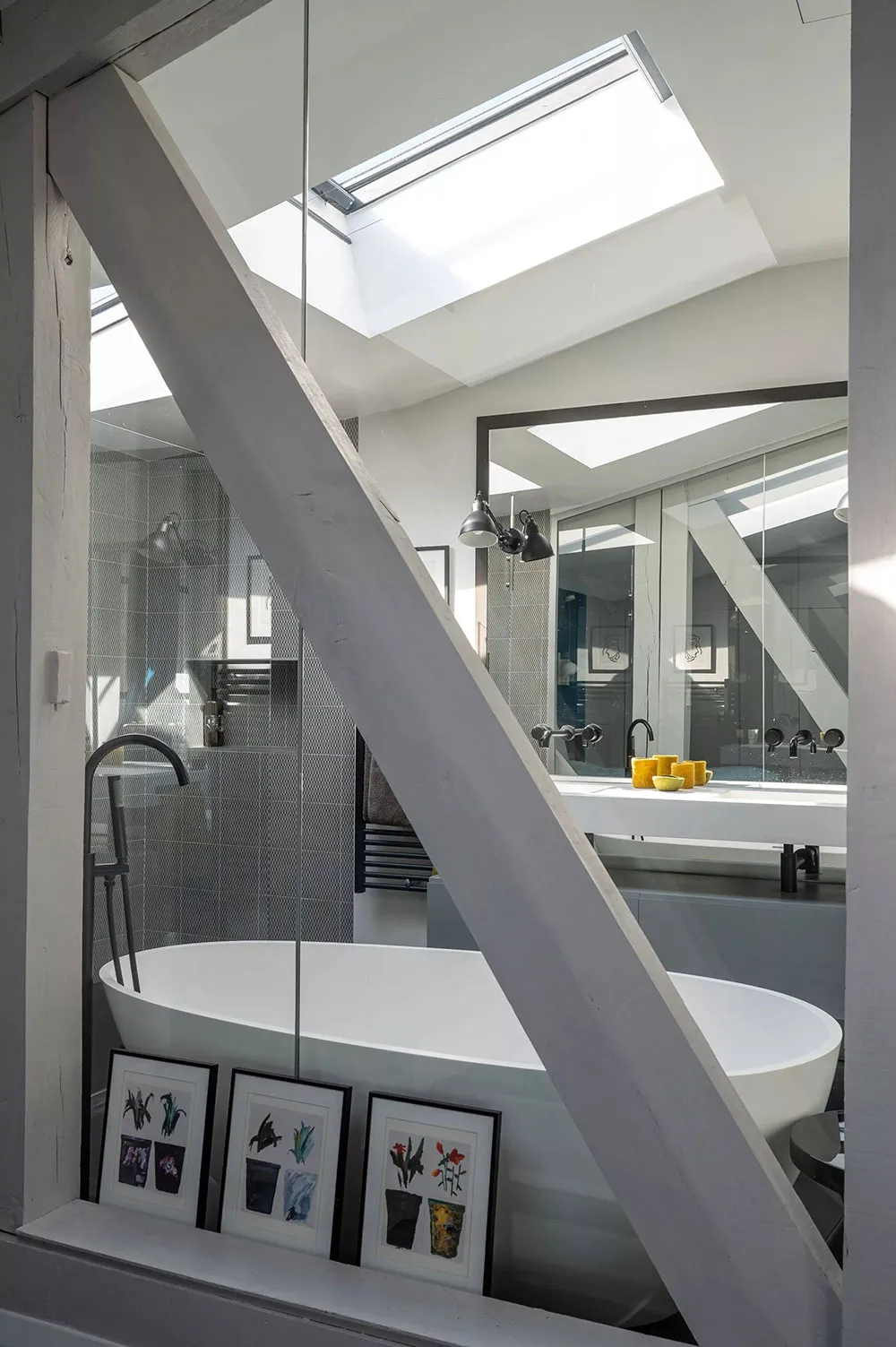 Impresionante loft en París con ventanas en el techo - Gallery image 19