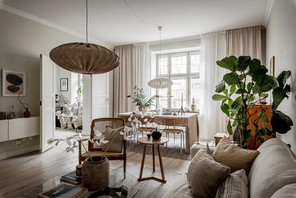 Скандинавський комфорт у спокійних природних тонах у Гетеборзі (88 кв. м) - Gallery image 4