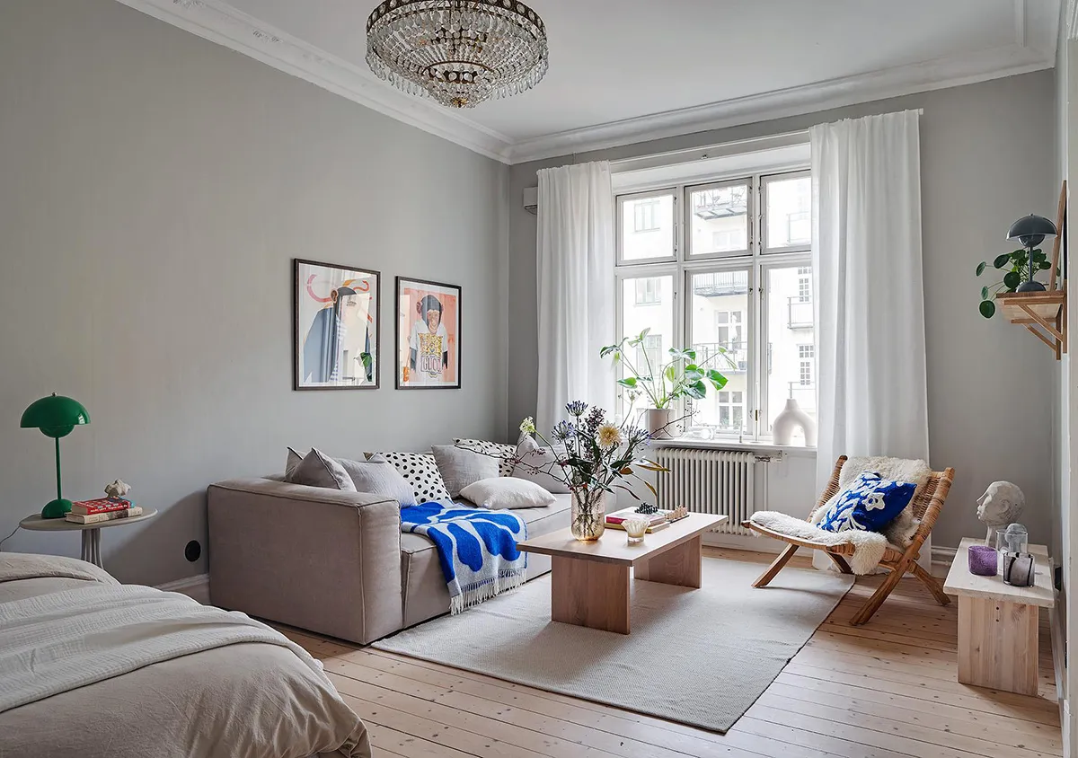 Bright Scandinavian Interior with Pleasant Bright Decor (39 sq. m) - Gallery image 2
