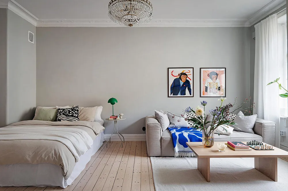 Bright Scandinavian Interior with Pleasant Bright Decor (39 sq. m) - Gallery image 3