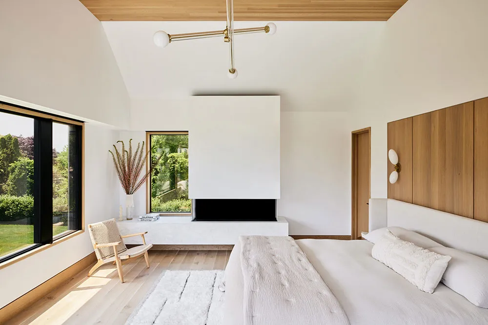 Elegancki nowoczesny design z obfitym użyciem drewna na Long Island - Gallery image 14