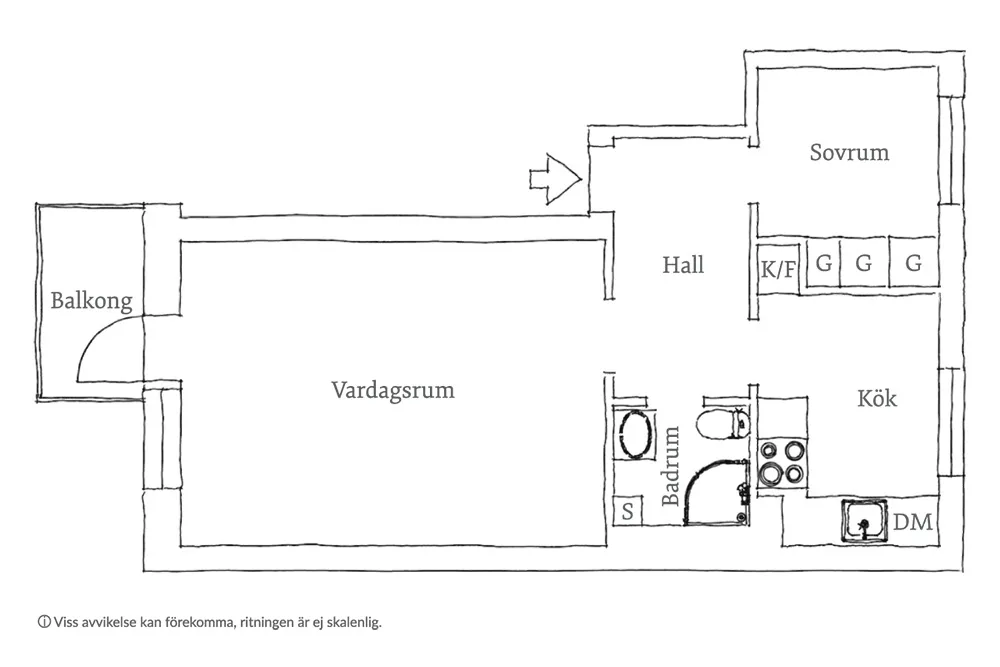 Красивые тёмно-синие стены в дизайне небольшой шведской квартиры (39 кв. м) - Gallery image 22