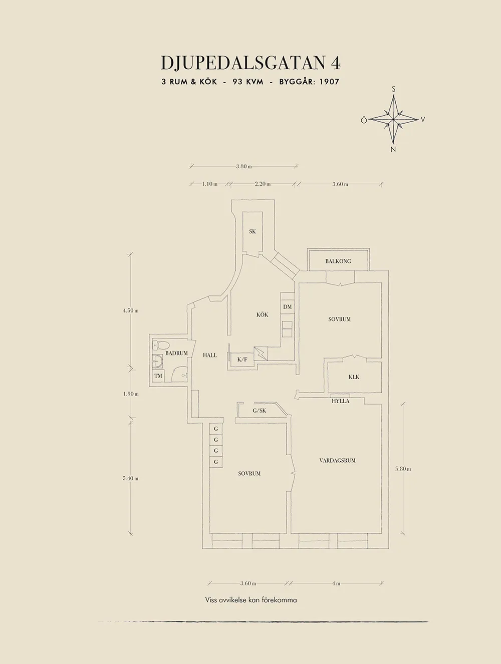 Стильные оттенки бежевого и зеленого в дизайне шведской квартиры (93 кв. м) - Gallery image 30