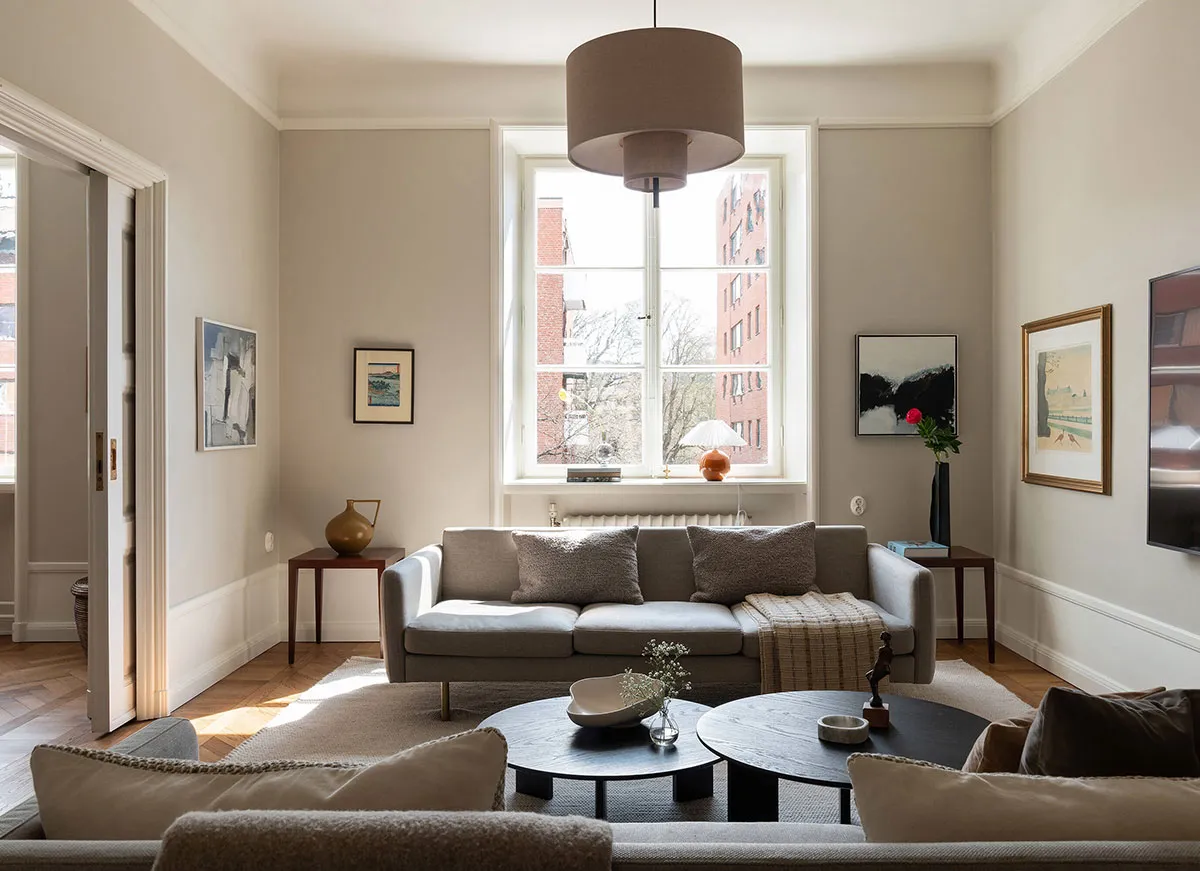 Élégance et simplicité dans le design d'un appartement moderne à Stockholm - Gallery image 3