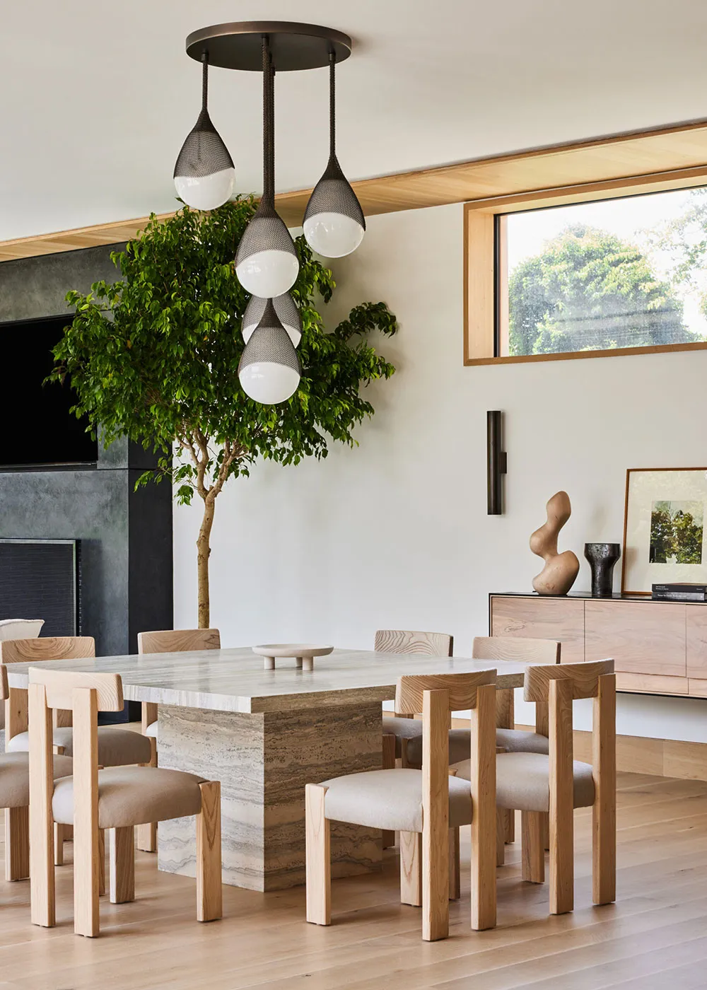 Elegancki nowoczesny design z obfitym użyciem drewna na Long Island - Gallery image 6