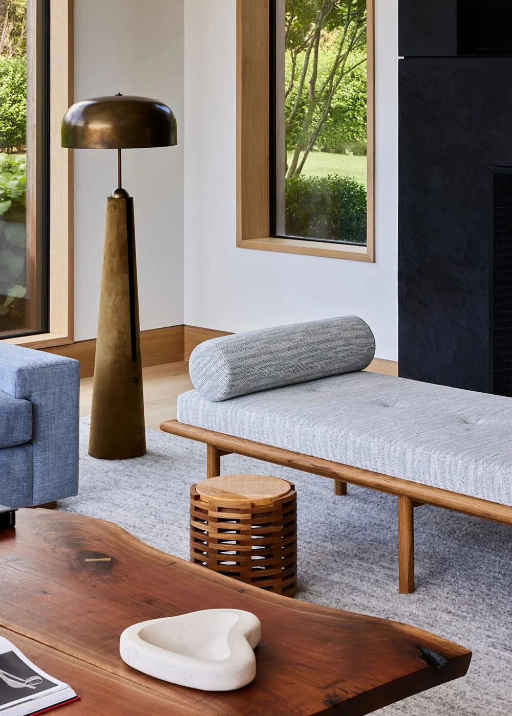 Elegancki nowoczesny design z obfitym użyciem drewna na Long Island - Gallery image 8