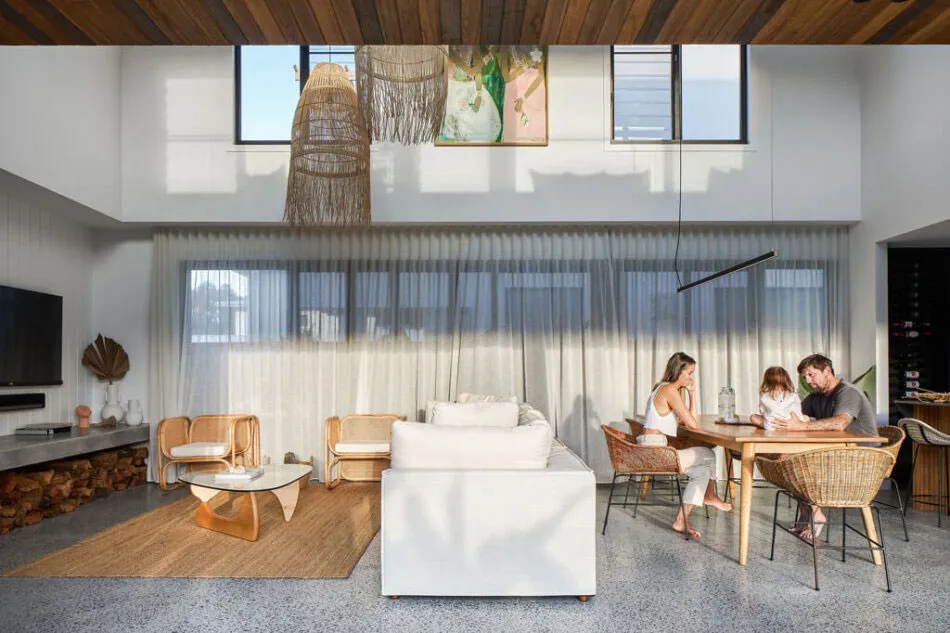 Stylowy i ciepły nowoczesny domek z drewna i kamienia w Australii - Gallery image 6